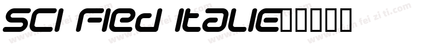 Sci Fied Italic字体转换